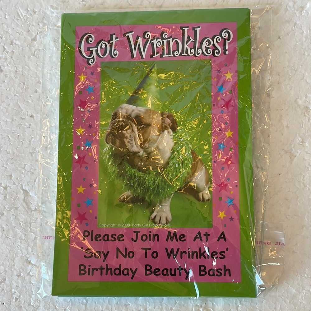 Spa birthday Party postcard Invitations